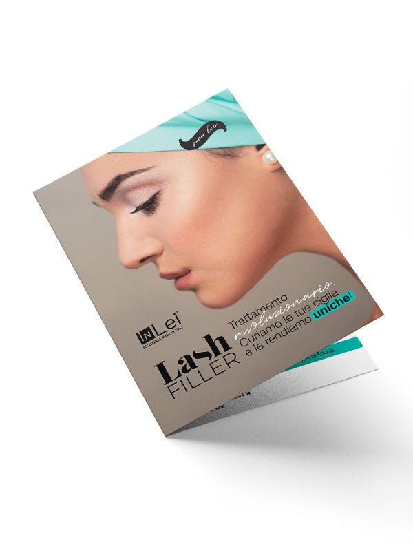 InLei® Lash Filler letak za stranke v kozmetičnih salonih (50 kosov)